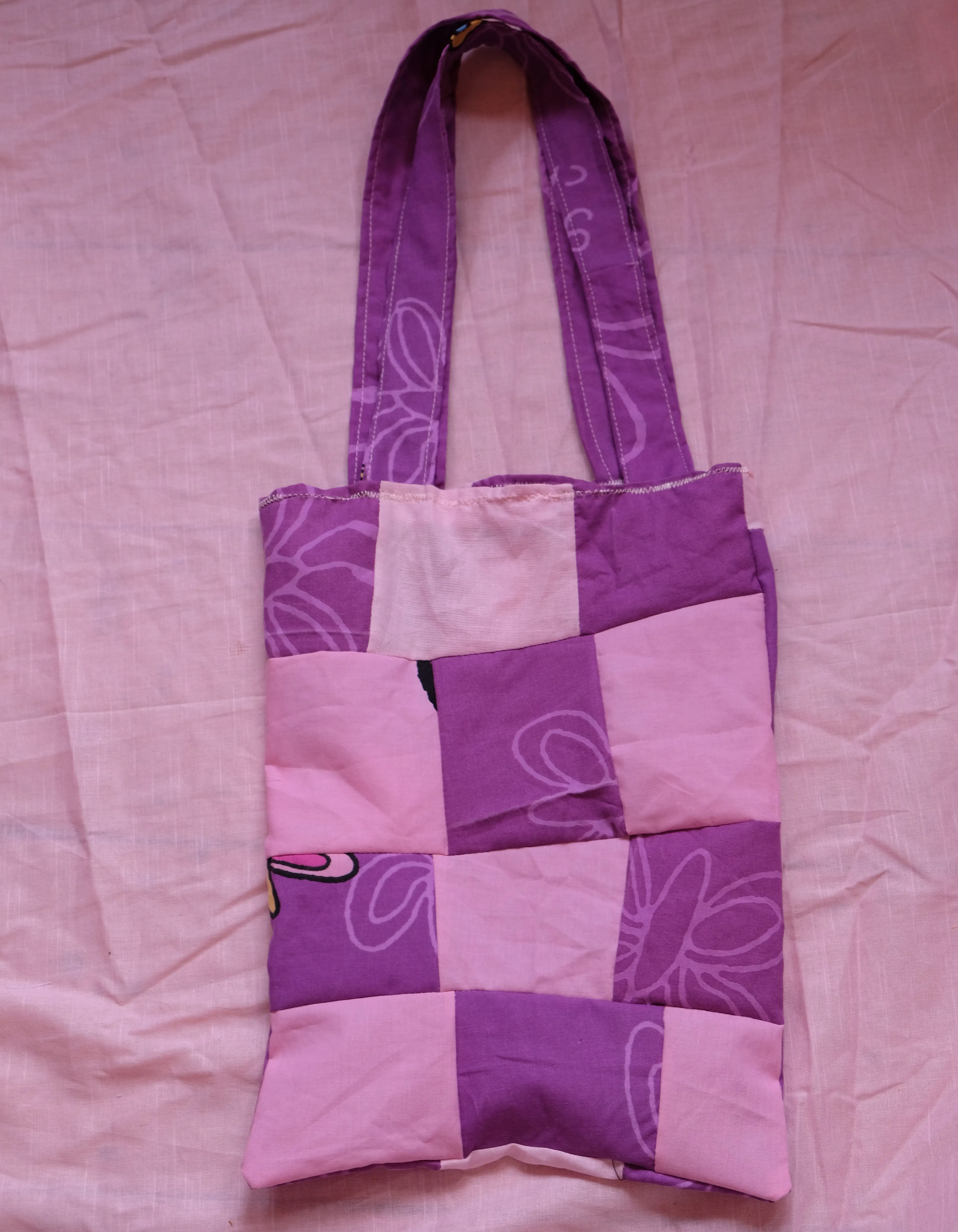 Recycled Groovy chick mini tote