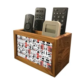 Remote Control Stand Holder Organizer For TV / AC Remotes -  London City