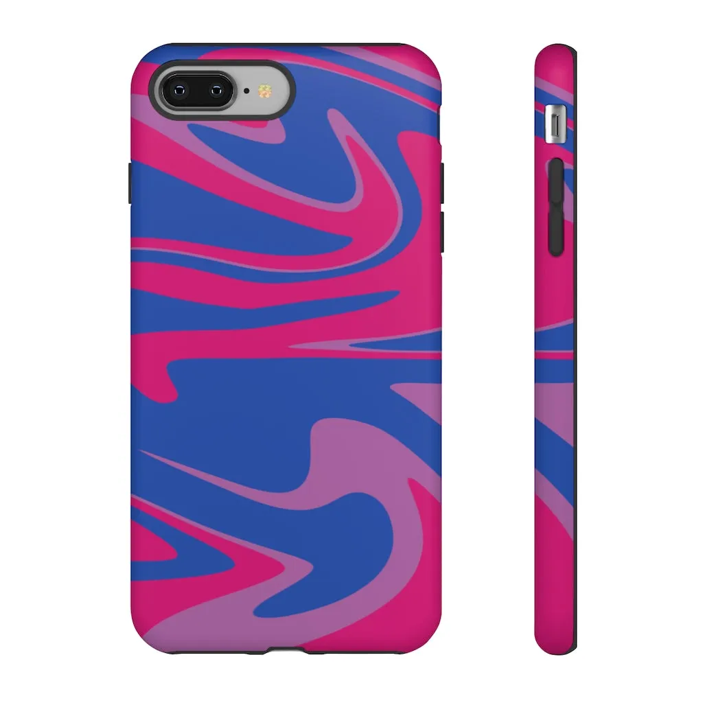 Retro Bisexual Flag Phone Case for Apple & Samsung