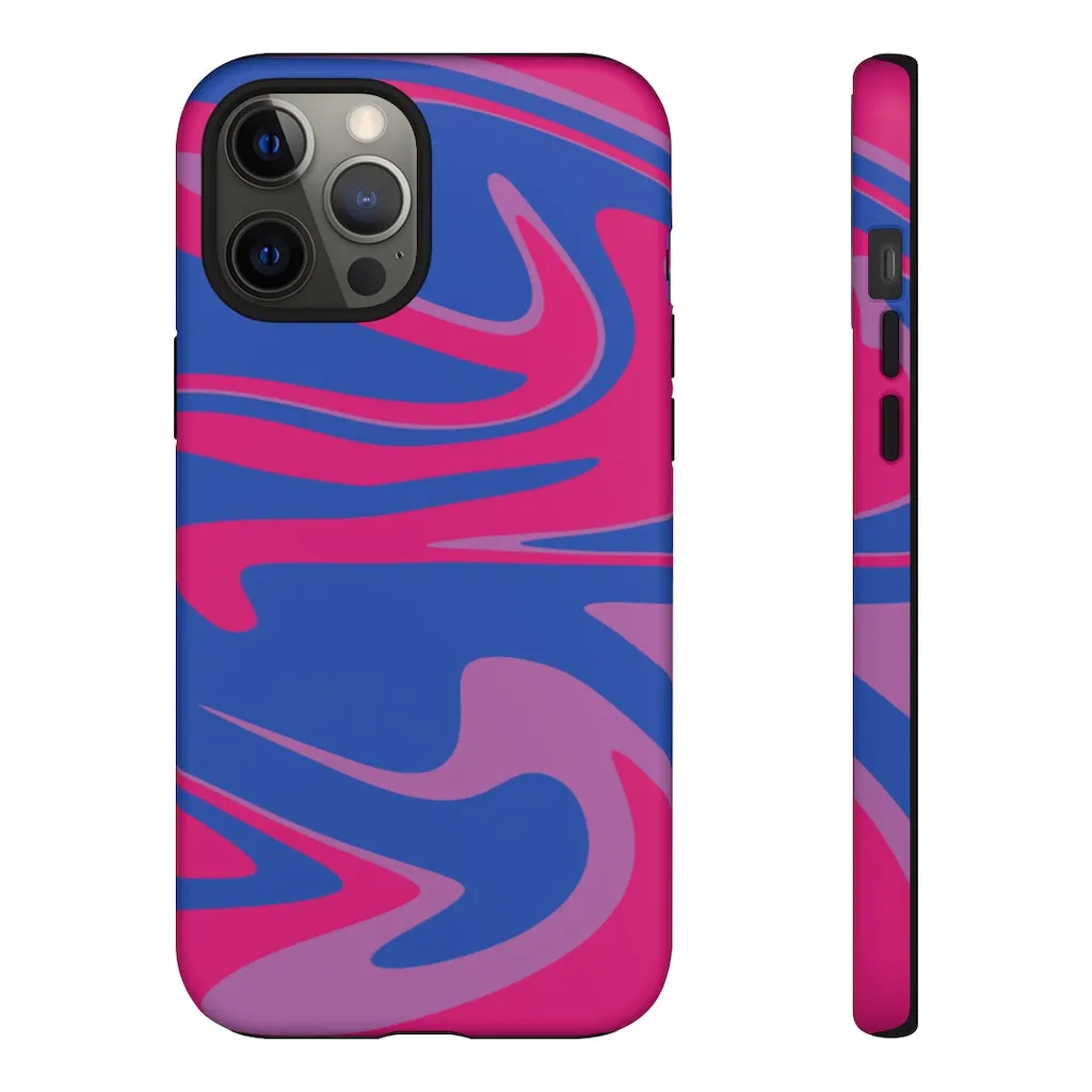 Retro Bisexual Flag Phone Case for Apple & Samsung