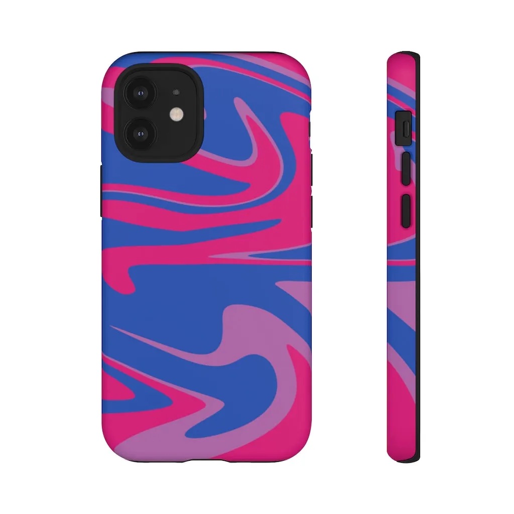 Retro Bisexual Flag Phone Case for Apple & Samsung