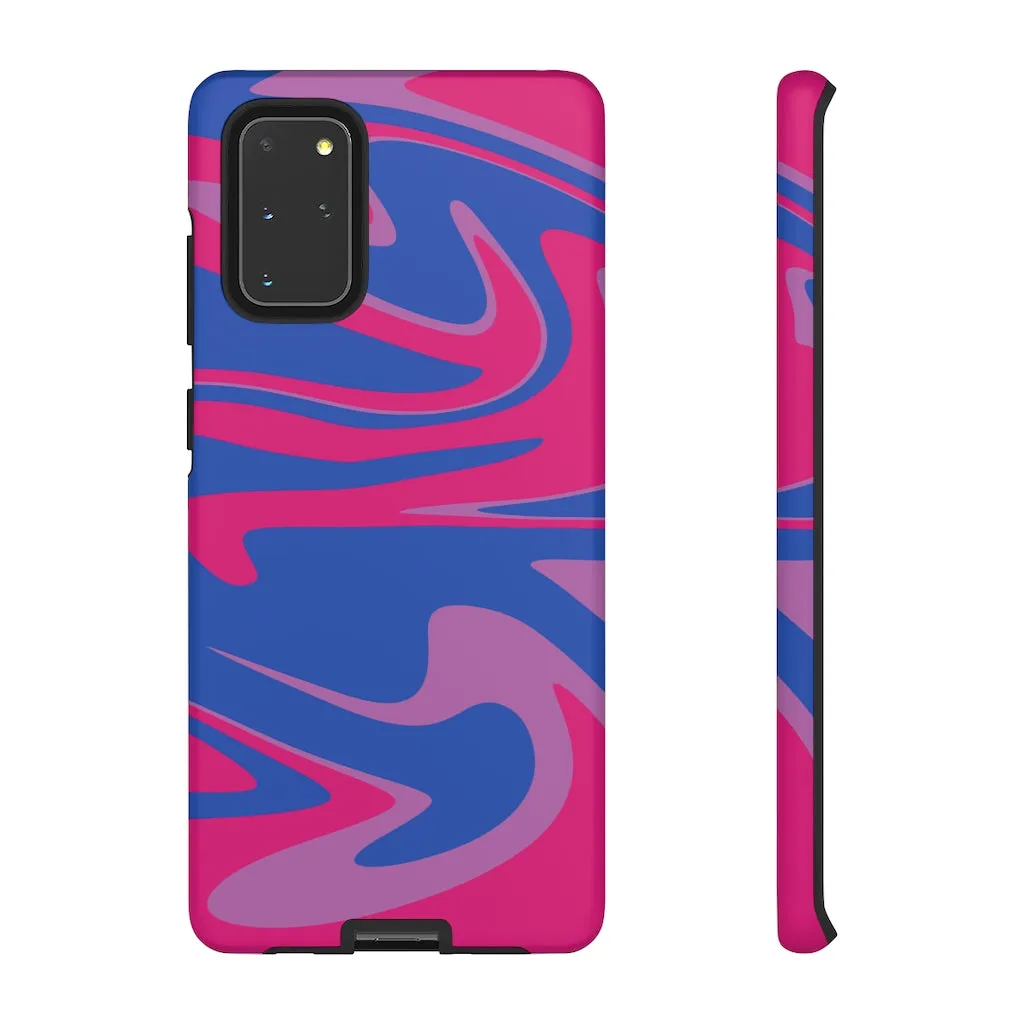 Retro Bisexual Flag Phone Case for Apple & Samsung