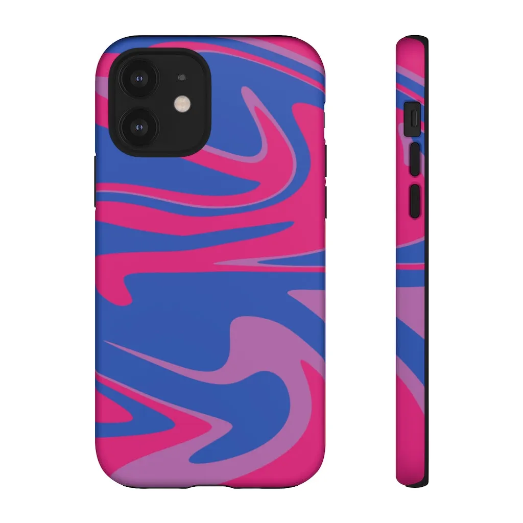 Retro Bisexual Flag Phone Case for Apple & Samsung