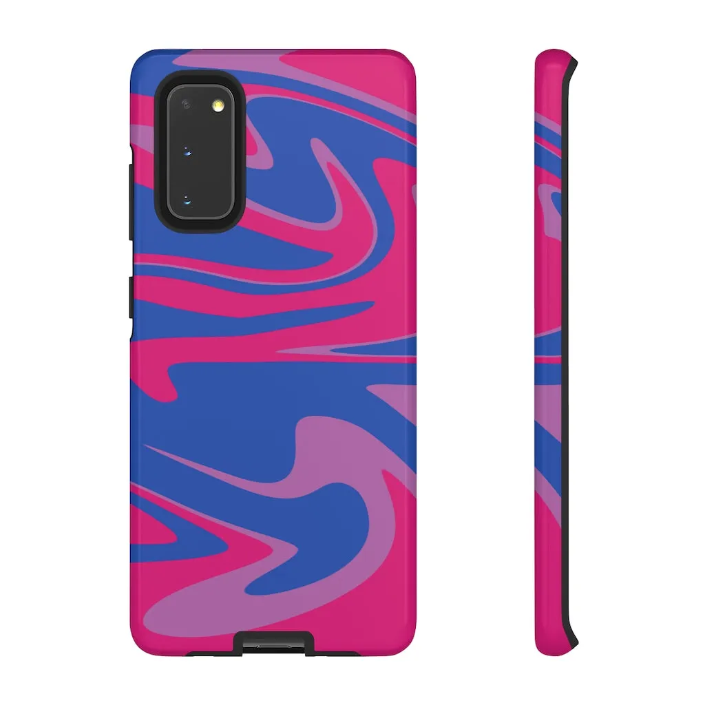 Retro Bisexual Flag Phone Case for Apple & Samsung