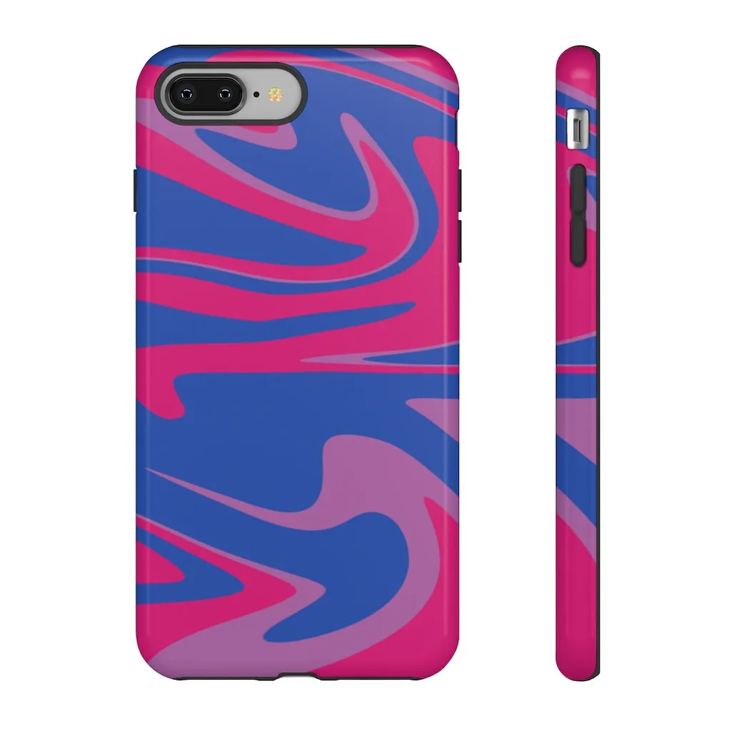 Retro Bisexual Flag Phone Case for Apple & Samsung