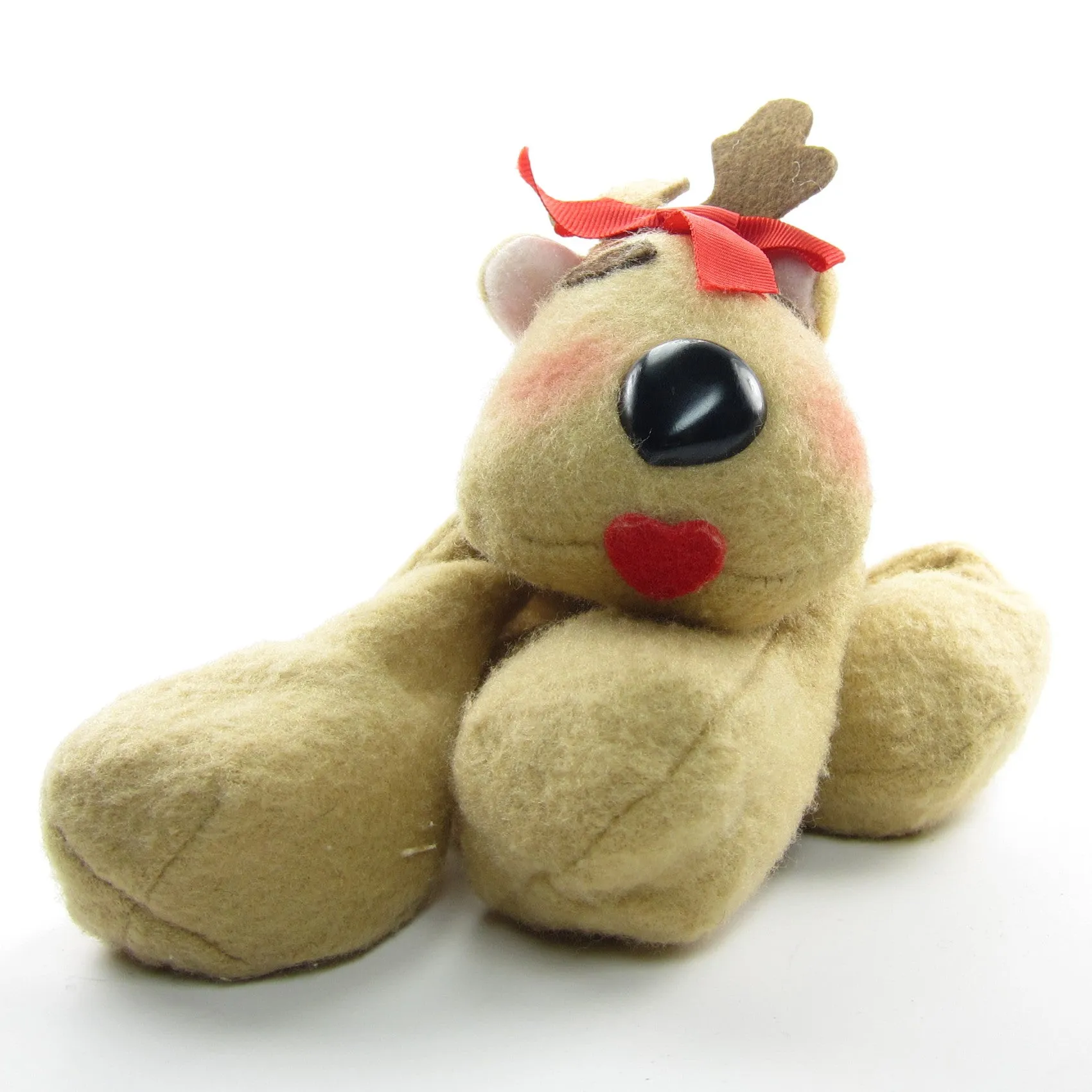 Rhonda Reindeer Vintage Hallmark Plush Bean Bag Christmas Toy