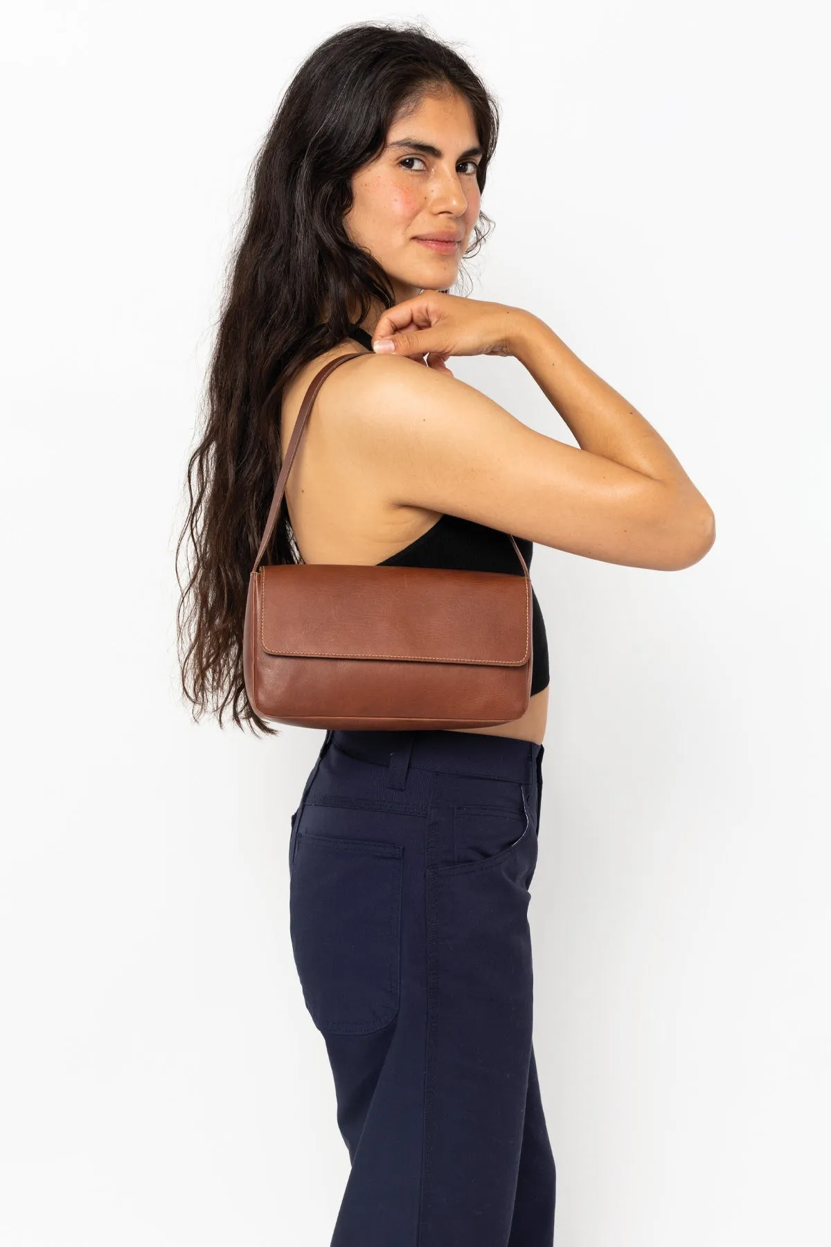 RLH3431 - Classic Leather Shoulder Bag