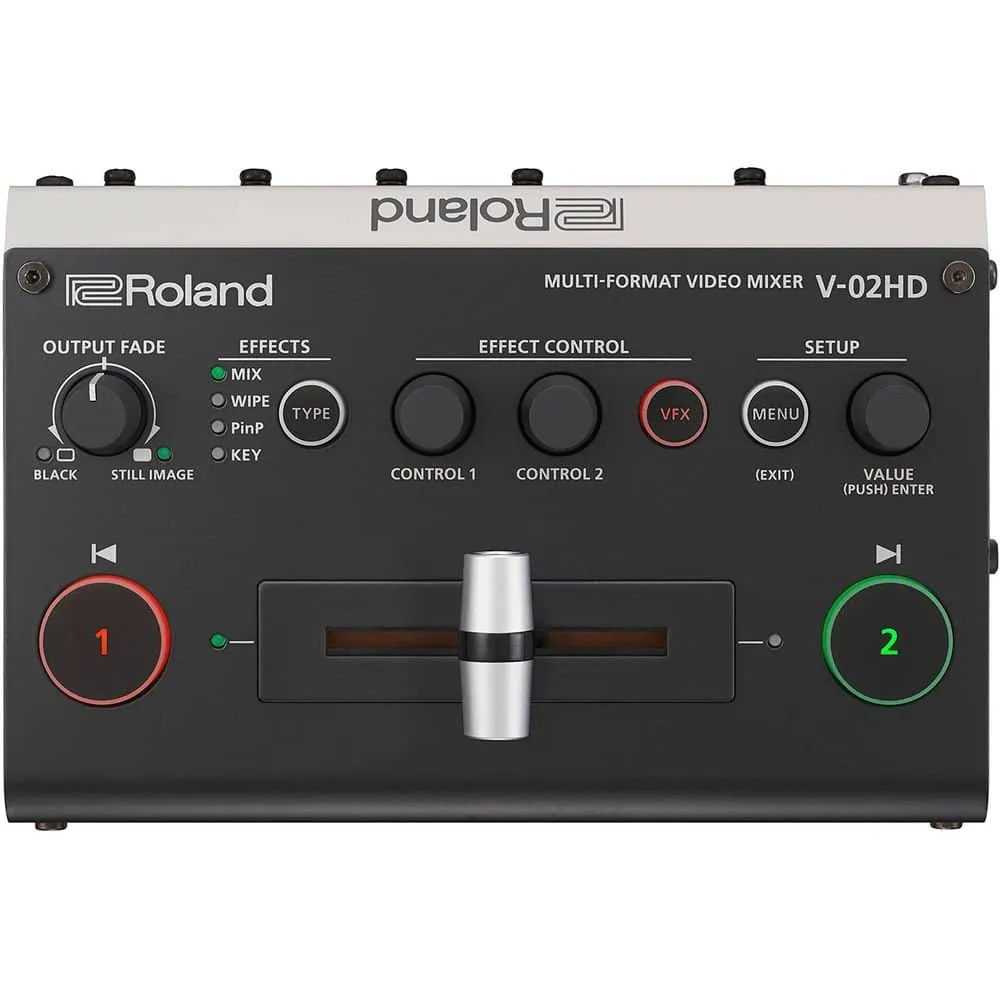 Roland V-02HD PAC1 Video Mixer Bundle