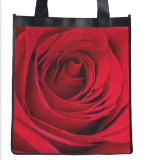 Rose Reusable Biodegradable Shopping Bag by Talfoto