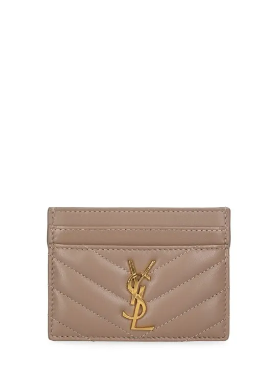 Saint Laurent   Leather credit card case 