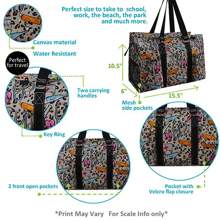 SALE! Wild Nurse NGIL Zippered Caddy Organizer Tote Bag