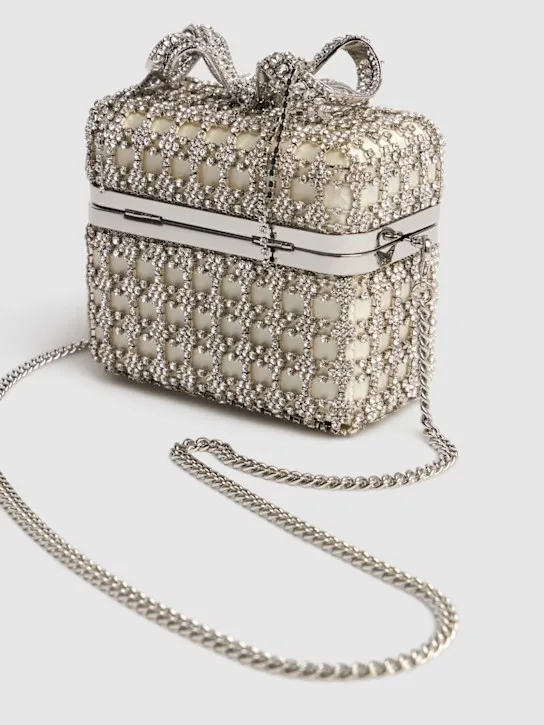 Self-portrait   Chainmail crystal vanity case 