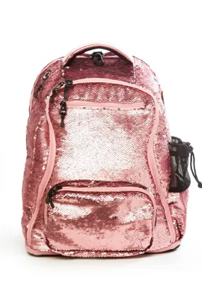 Sequin in Smokey Rose Rebel Dream Bag with Pink Zipper