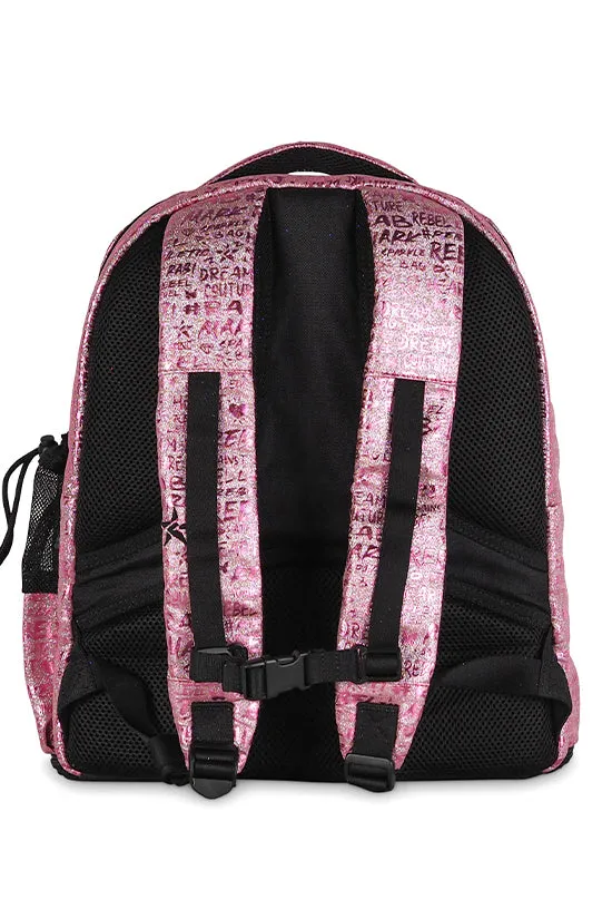 Signature in Pink and Black Rebel Dream Bag with Black Zipper