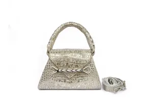 SILVER CROC TOY ESE TOP HANDLE