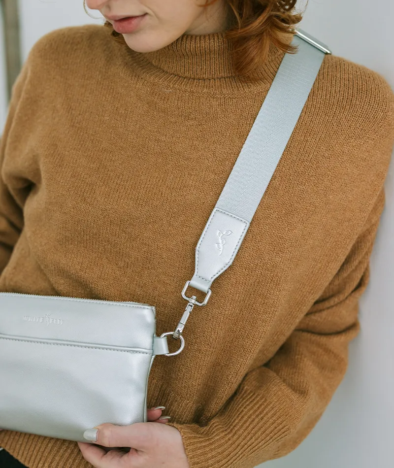 Skye Sling Bag - Silver Metallic - [OUTLET FINAL SALE]