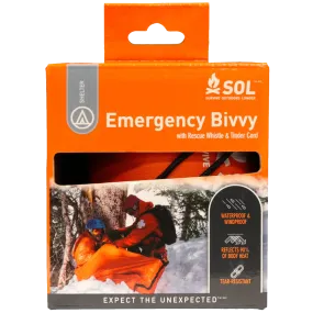 SOL Emergency Bivvy with Rescue Whistle