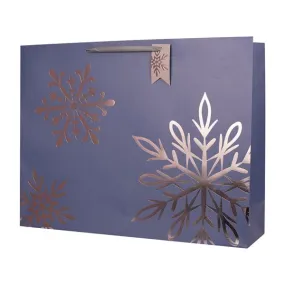 Sparkling Snowflakes Gift Bag - 51cm x 15cm x 40cm