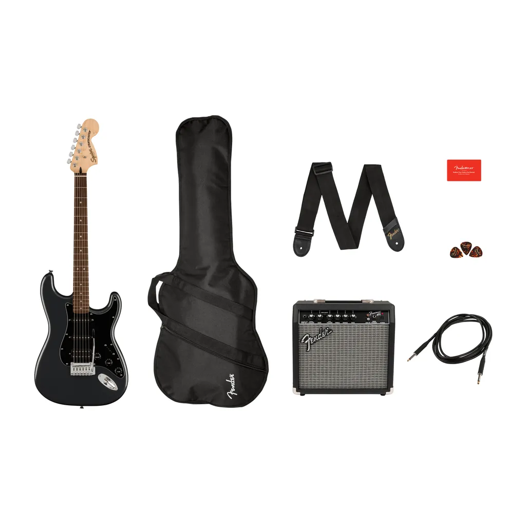 Squier Affinity Series Stratocaster HSS Electric Guitar Pack