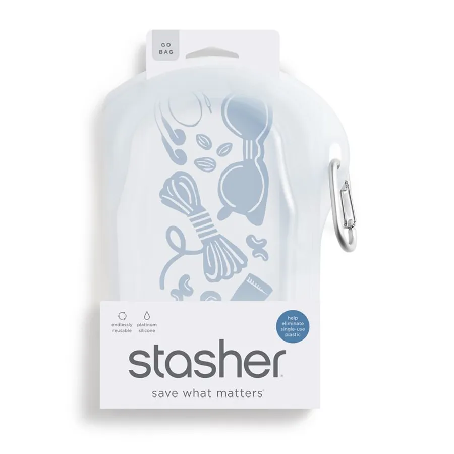 Stasher Reusable Silicon Bag for Dog Treats, Go Bag