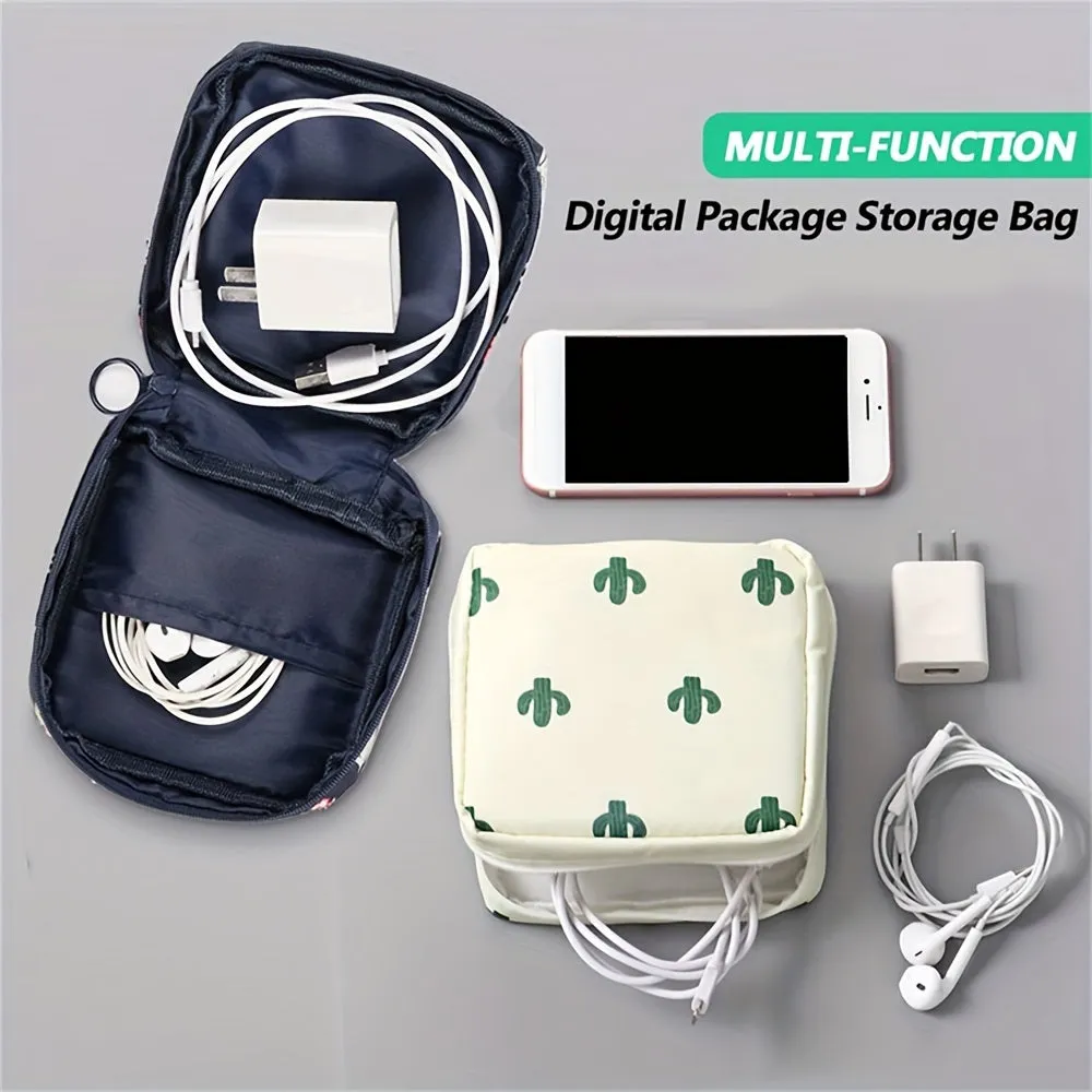 Stylish multipurpose travel bag for toiletries feminine products and makeup