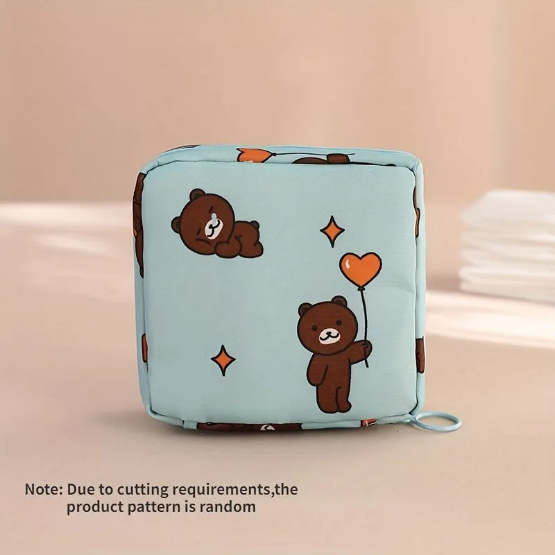 Stylish multipurpose travel bag for toiletries feminine products and makeup