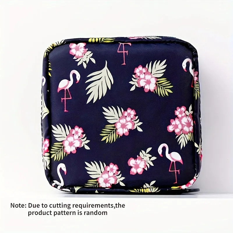 Stylish multipurpose travel bag for toiletries feminine products and makeup