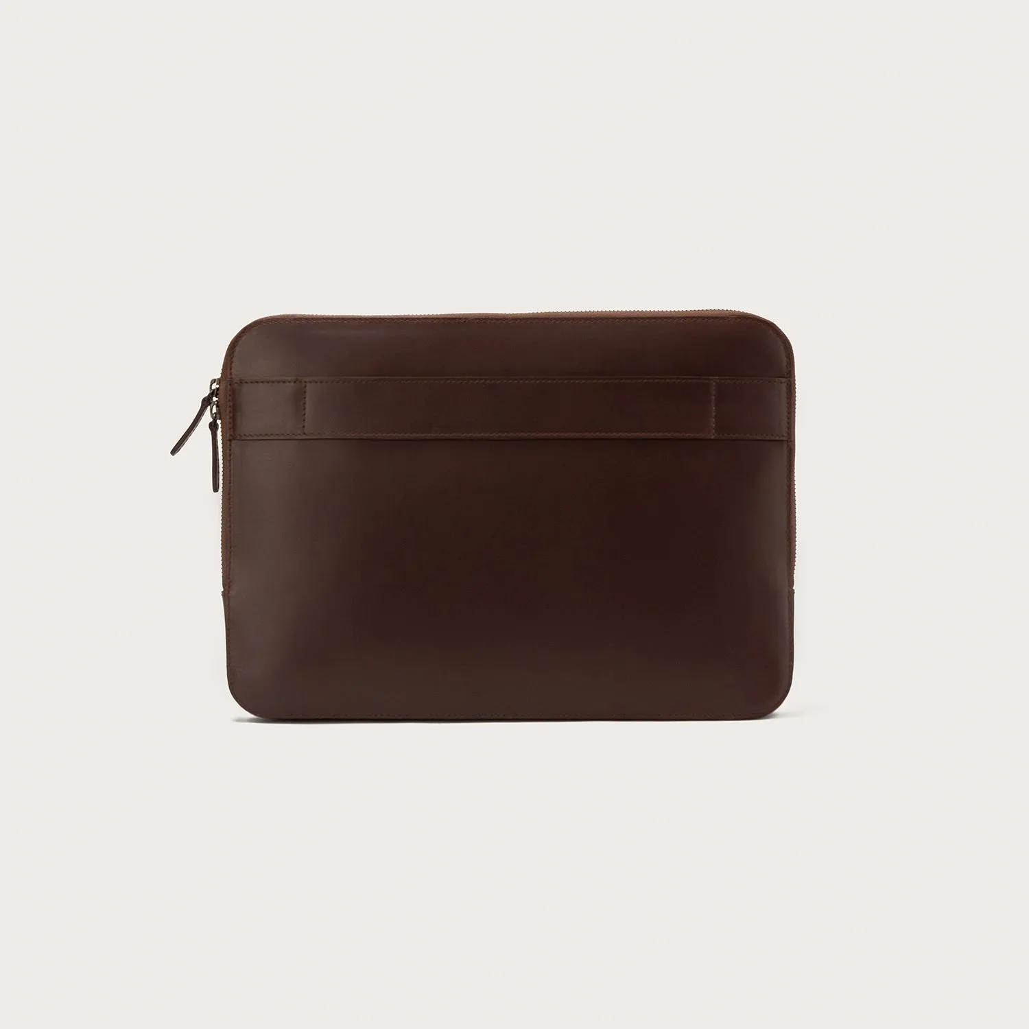 The Baxter Vintage Brown Leather Laptop Sleeve