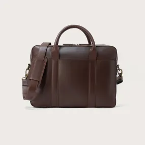 The Captain Vintage Brown Leather Briefcase