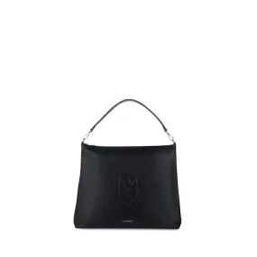 The Nellie - Black Vegan Leather Tote Bag