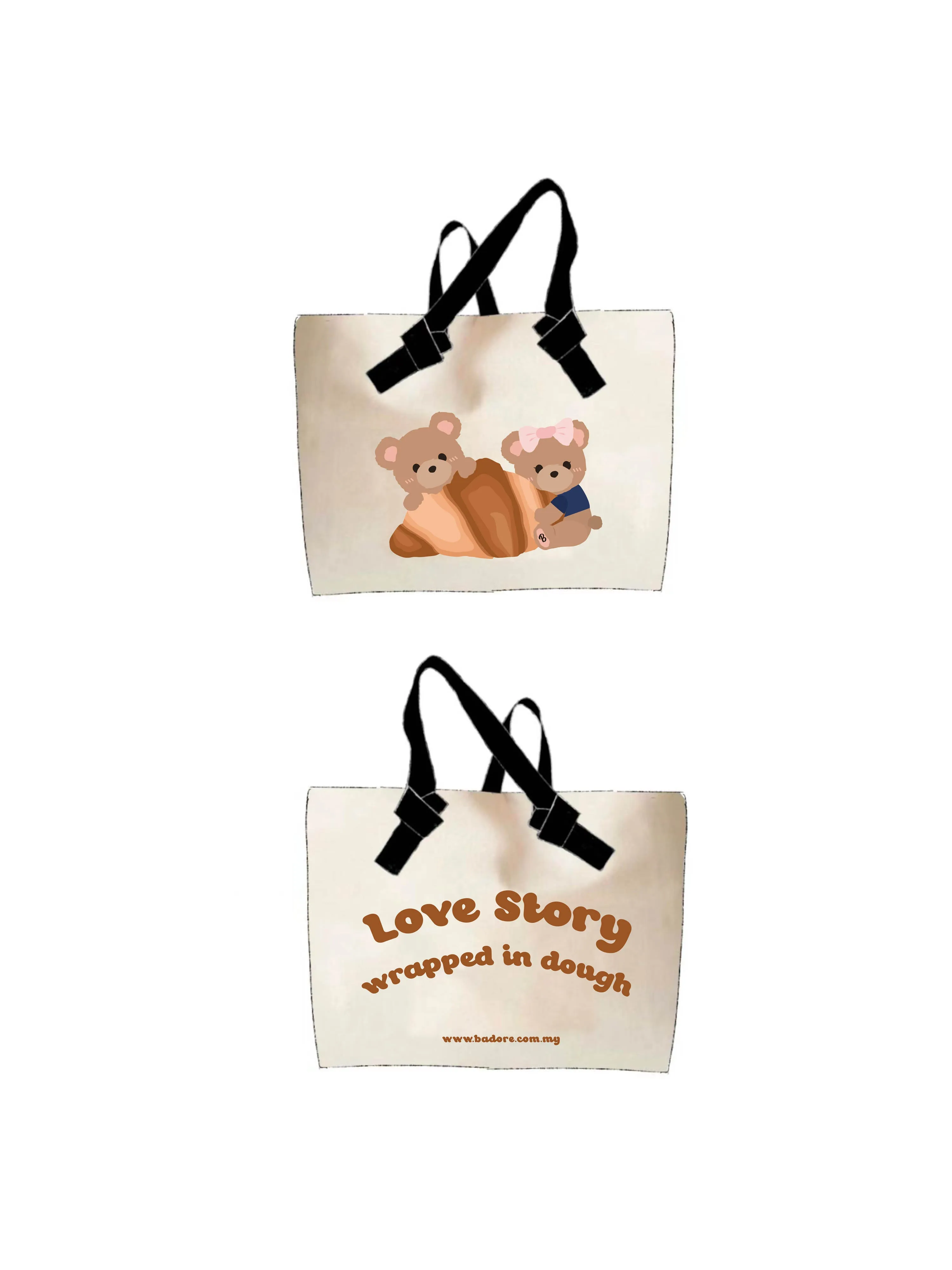 Toast Tote Bag Collection BLACK