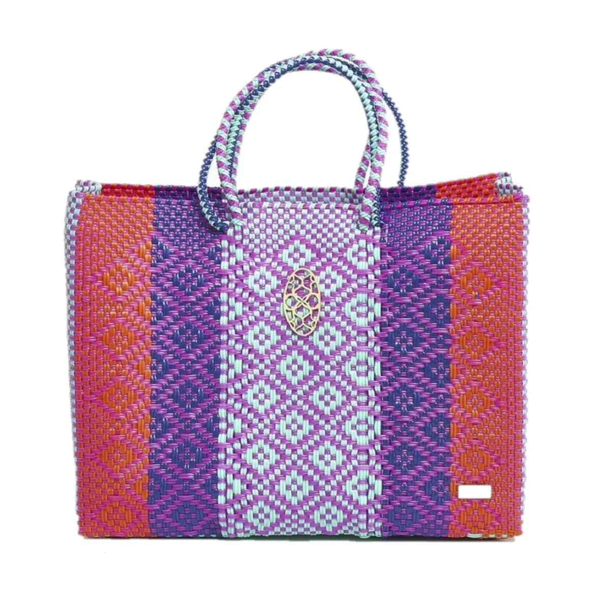 TRAVEL COLORFUL TOTE WITH CLUTCH