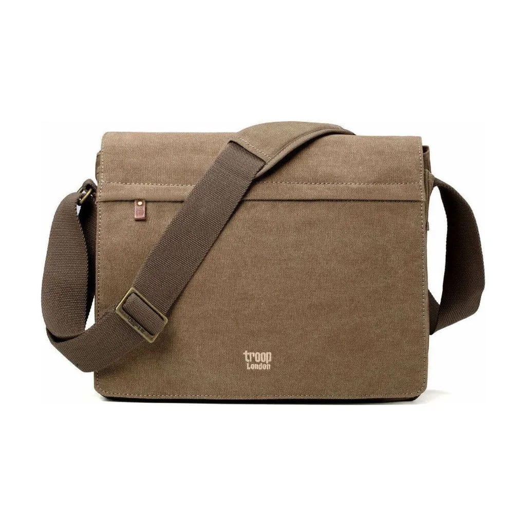 Troop London - Classic Canvas Laptop Messenger Bag