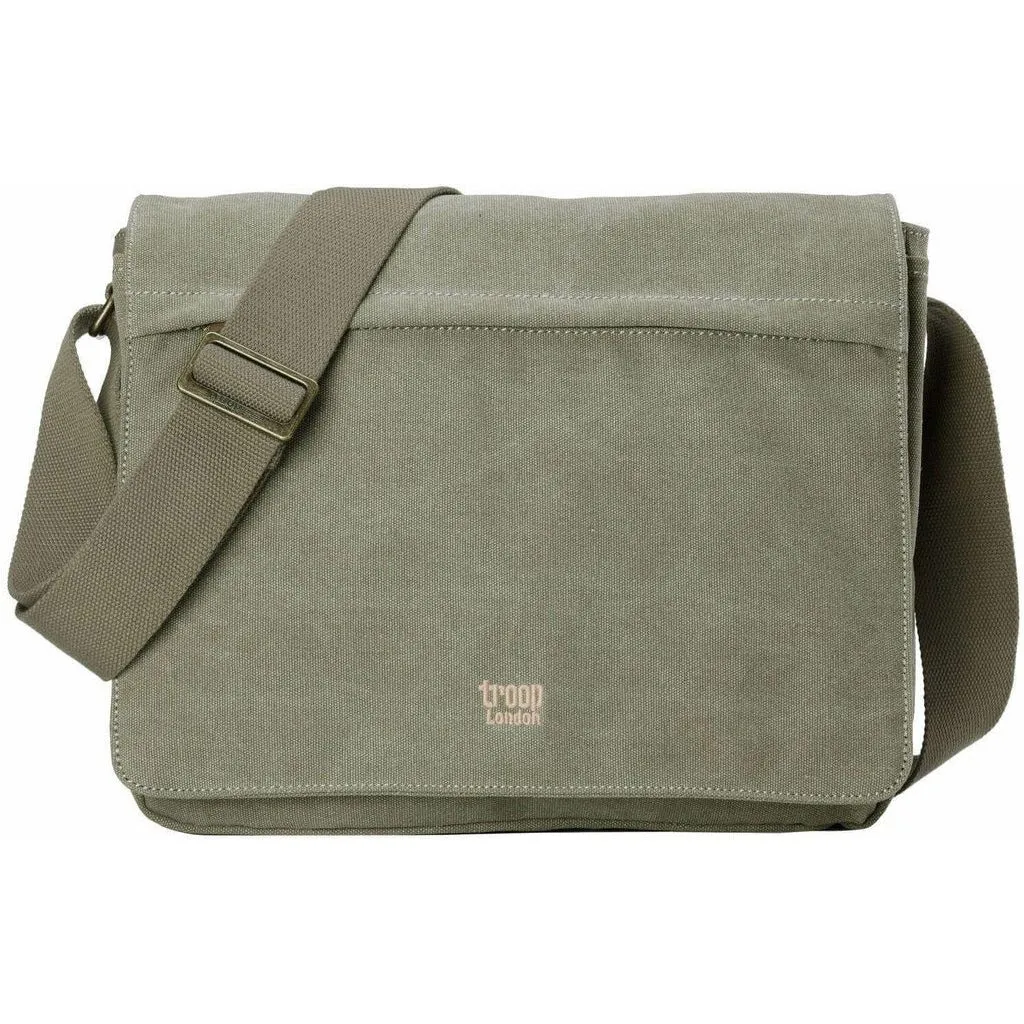 Troop London - Classic Canvas Laptop Messenger Bag