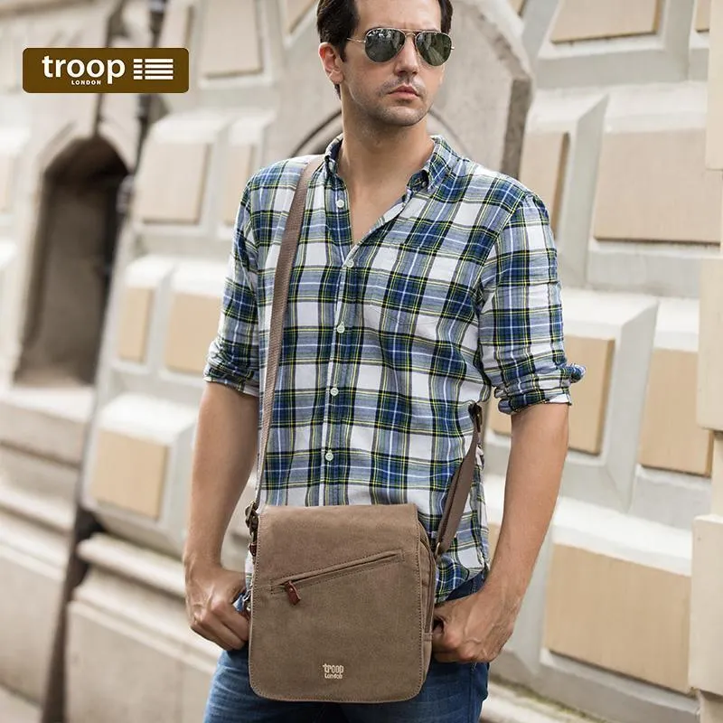 TRP0239 Troop London Classic Canvas Across Body Bag