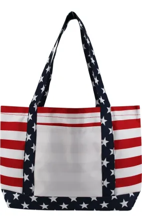 Unisex Americana Boater Tote