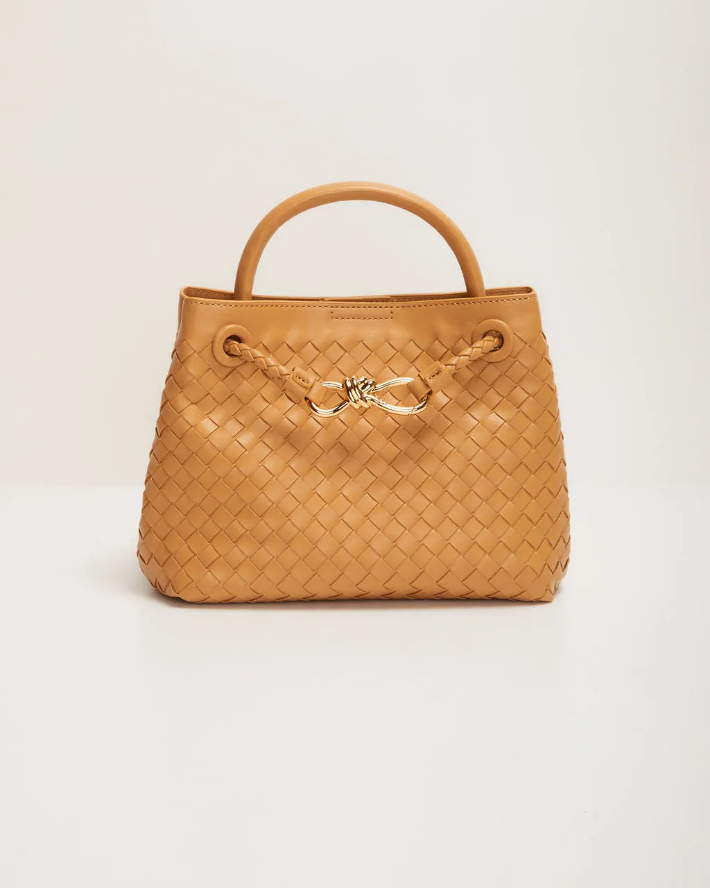 Vita Woven Bow Detail Crossbody Bag