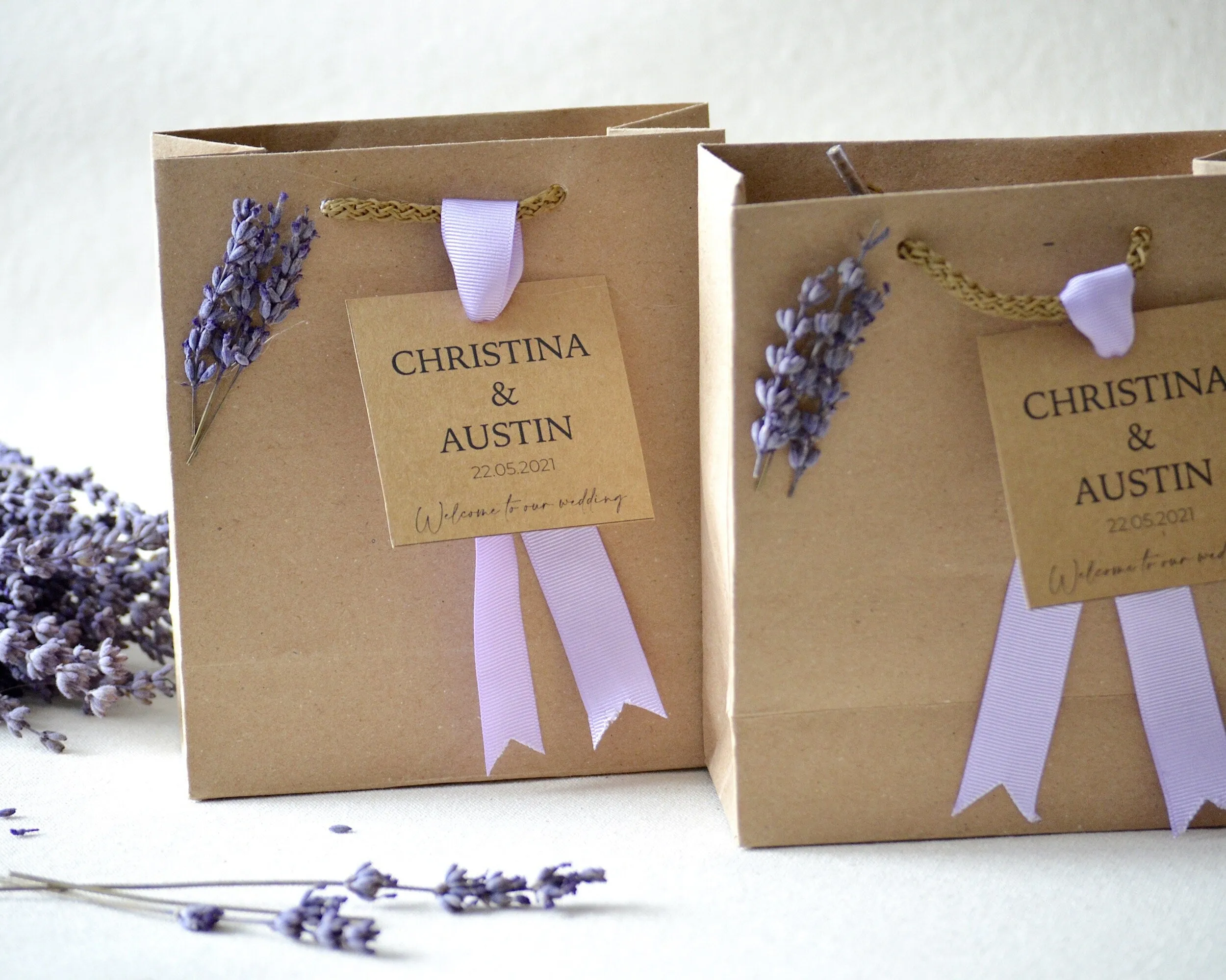 Welcome Guest Bag With Lavender