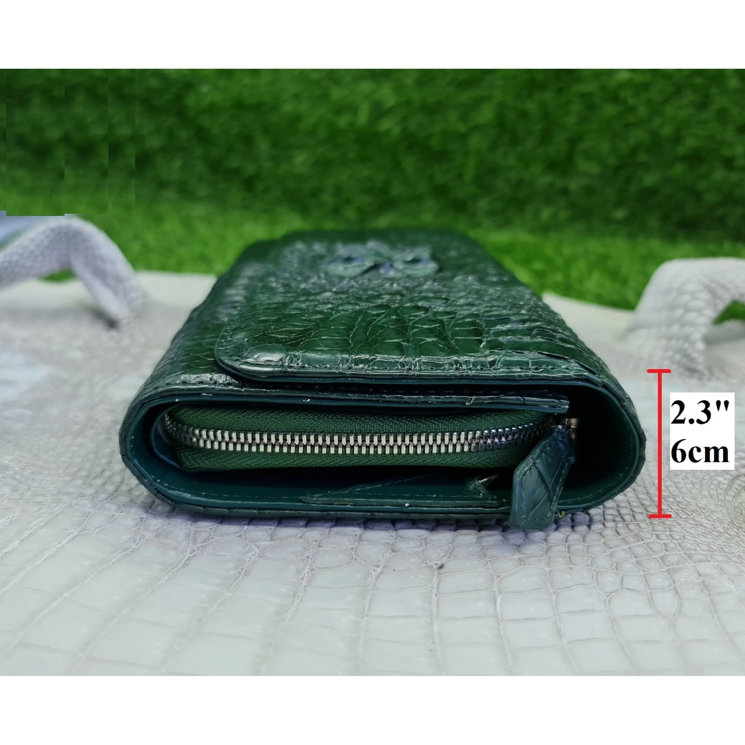 Womens Alligator Leather Handbag Handmade Luxury  Leather Bag - Work Bag Women - Green Leather Satchel Purse XACH-06