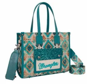 Wrangler Southwestern Pattern Dual Sided Print Concealed Carry Tote-WG130-8120STQ